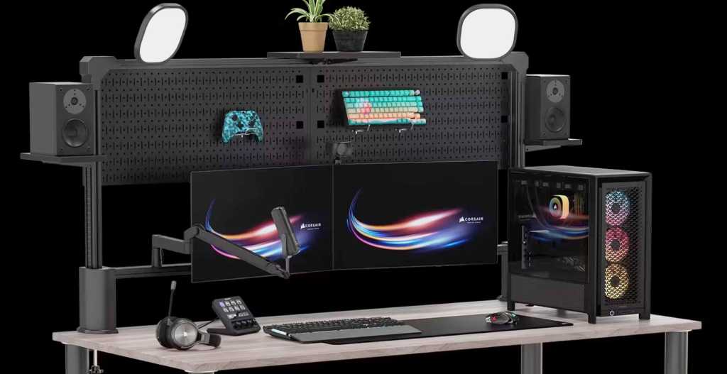 El nuevo estante Pegboard de Corsair agrega taller elegante a su escritorio