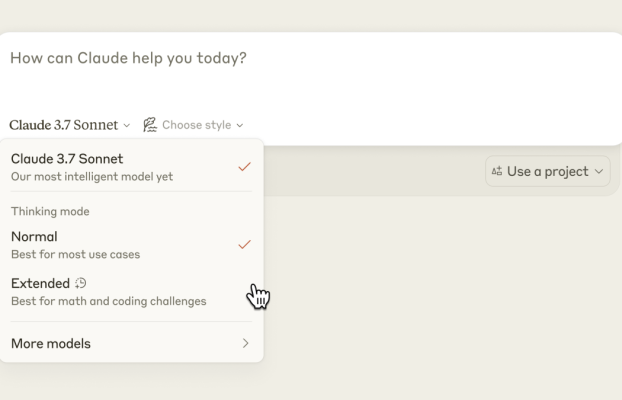 El nuevo modelo de Claude de Anthrope puede pensar que tanto rápido como lento