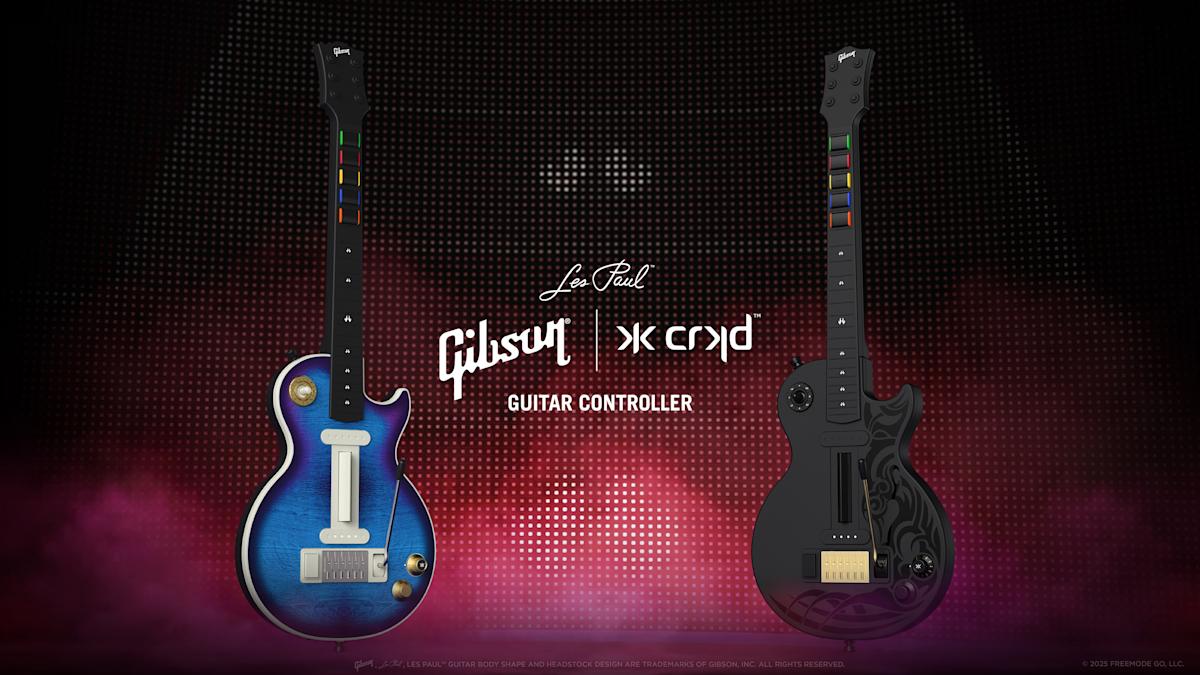 CRKD se asoció con Gibson para hacer nuevos controladores de guitarra