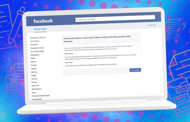 ¿Quieres luchar contra la información errónea en Facebook? Únase a la lista de espera del editor de Meta Community Notes