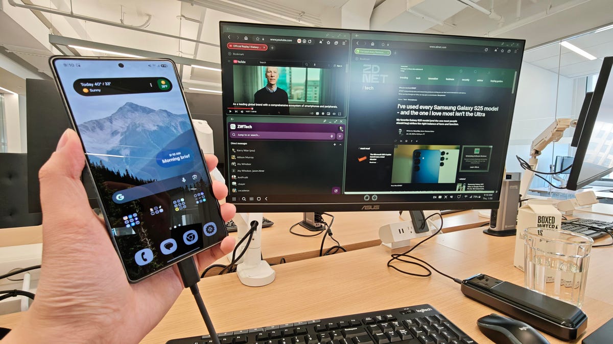 Traté de reemplazar mi computadora portátil con el Galaxy S25 Ultra, y lo haría de nuevo