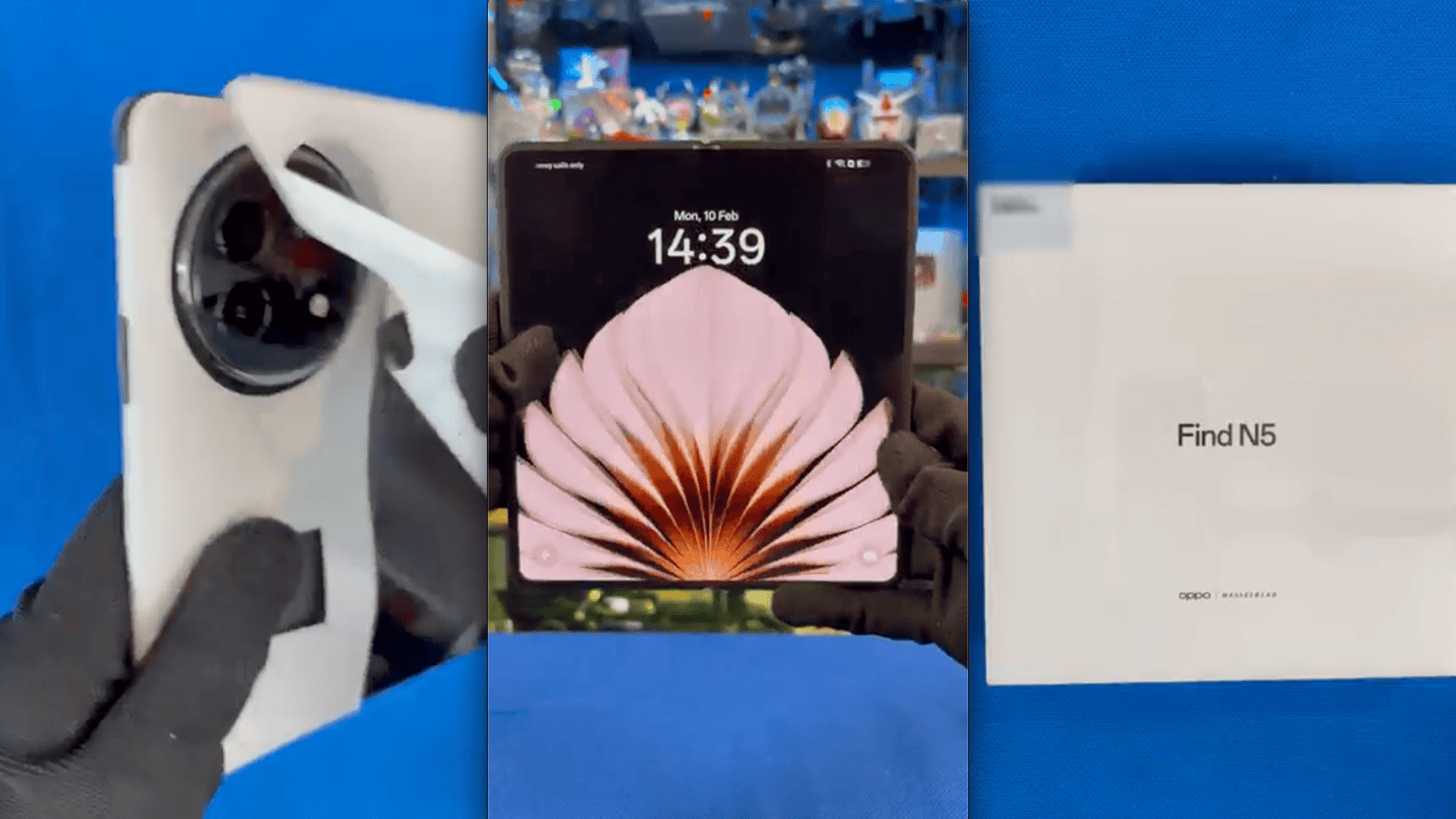 Los primeros Oppo Find N5 Unboxing aparecen en YouTube