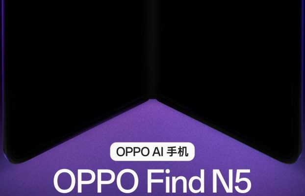 OPPO FUENTA N5, comience las pre-conservaciones X2; La fuga muestra cuán delgado es el plegable en estado desplegado