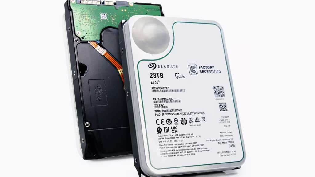 Este disco duro de 28TB (sí, 28 enormes terabytes) cuesta solo $ 390