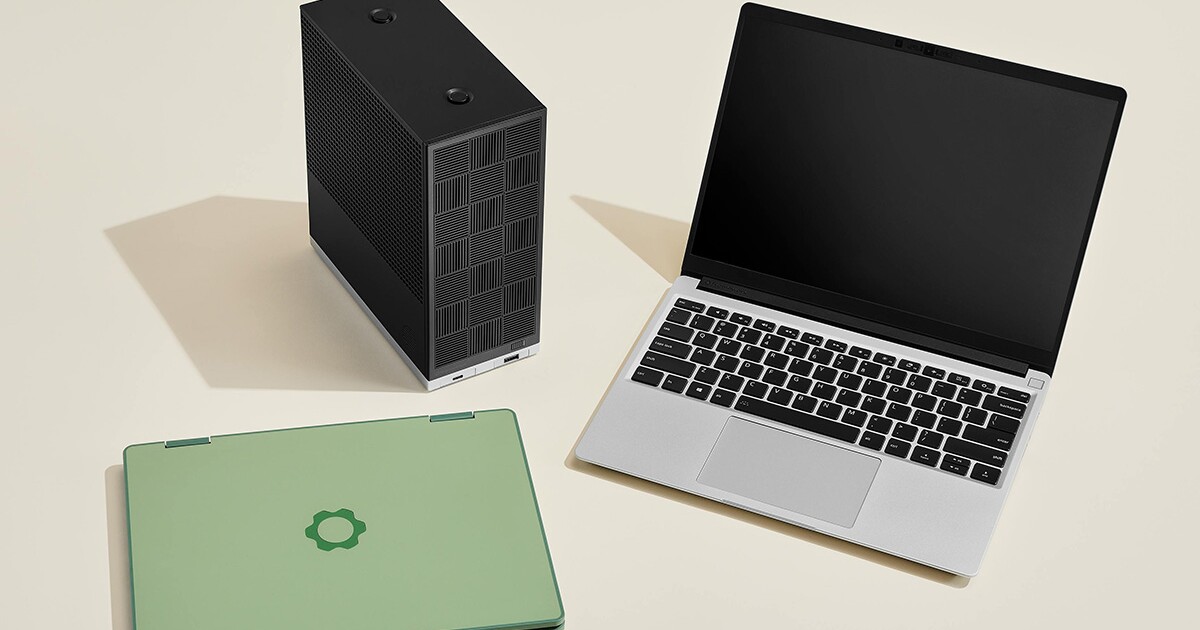 Marco está haciendo una PC de escritorio modular y una computadora portátil con pantalla táctil