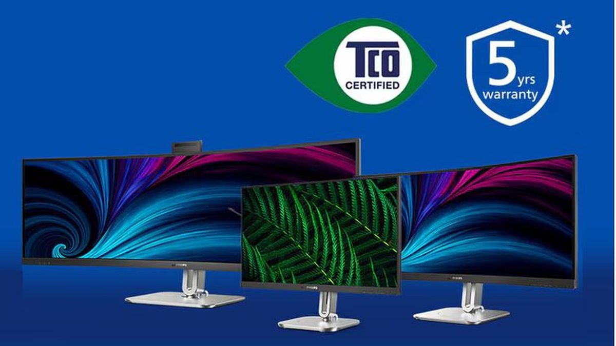 Sostenibilidad sin el precio; Philips supervisa la garantía de 5 años de la industria líder de la industria con algunas de sus pantallas