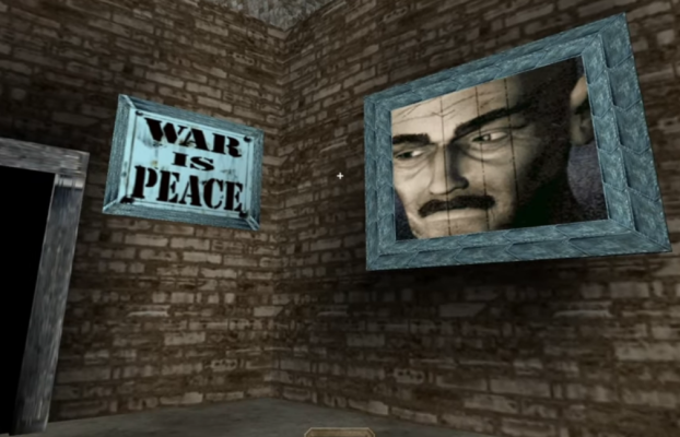 El 1984 de George Orwell como un juego de PC de los 90 debe ser visto para creer