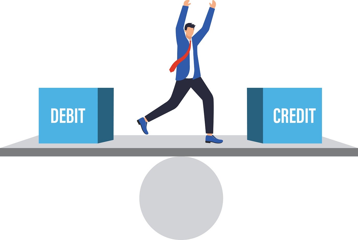 Débitos versus créditos: diferencias explicadas con ejemplos