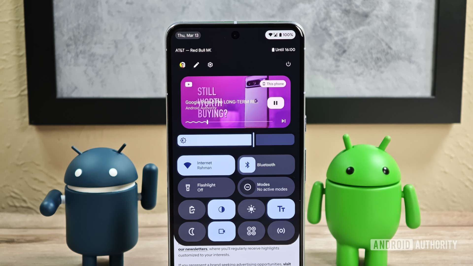 El nuevo panel de configuración rápida de Android se ve mejor que nunca en Android 16 Beta 3