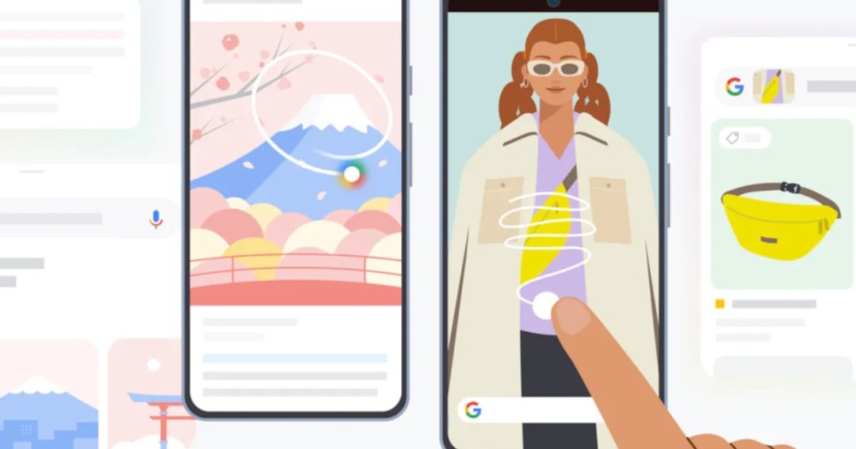 Google le pone caballos de fuerza a Circle to Search