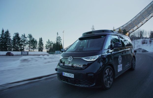 VW está probando su robotaxis en Noruega nevada y helada