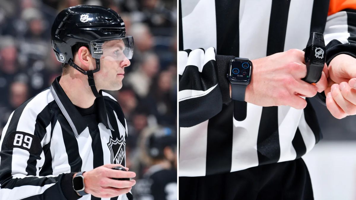 Apple Watch está transformando la forma en que se arbitan los juegos de la NHL