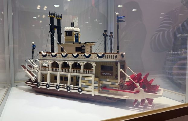 Hiciste que esto sucediera: un barco de vapor de Lego gigante que todos queremos construir