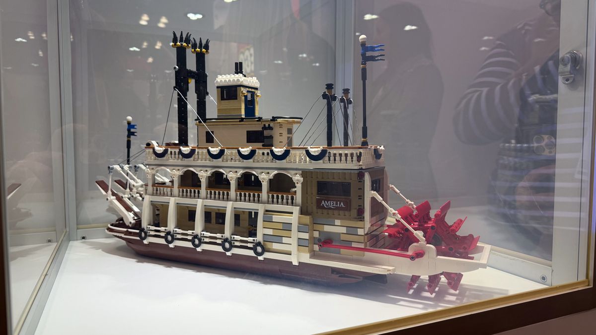 Hiciste que esto sucediera: un barco de vapor de Lego gigante que todos queremos construir