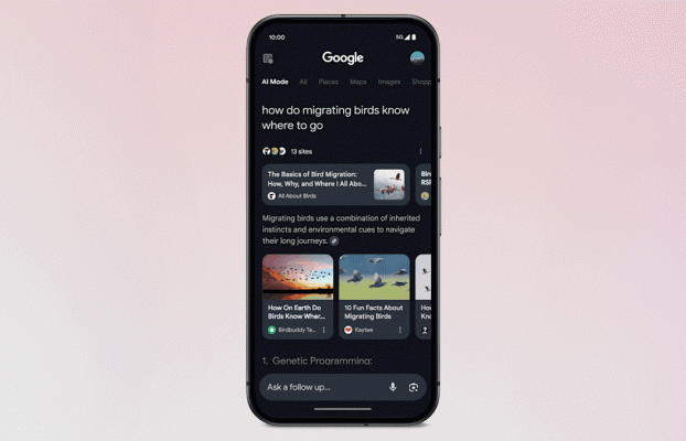 Google está implementando el modo AI para todos en los EE. UU.