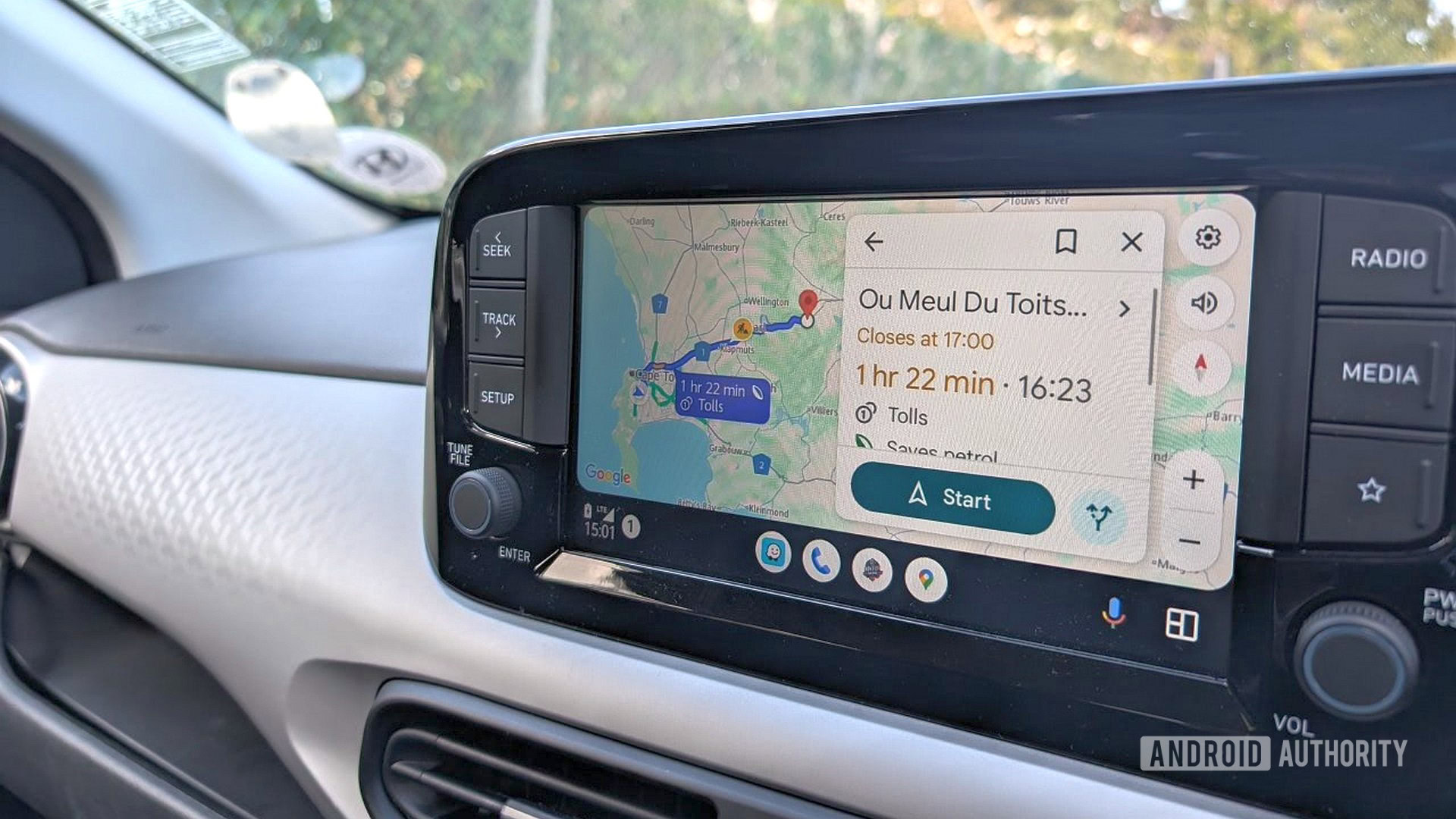 Android Auto pronto podría mostrar las indicaciones de navegación justo en frente de sus ojos