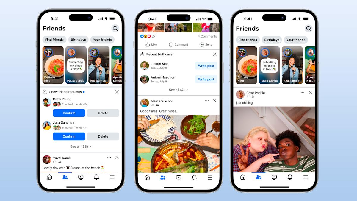 Mark Zuckerberg decide que el contenido de sus amigos reales es una función de Facebook ‘OG’