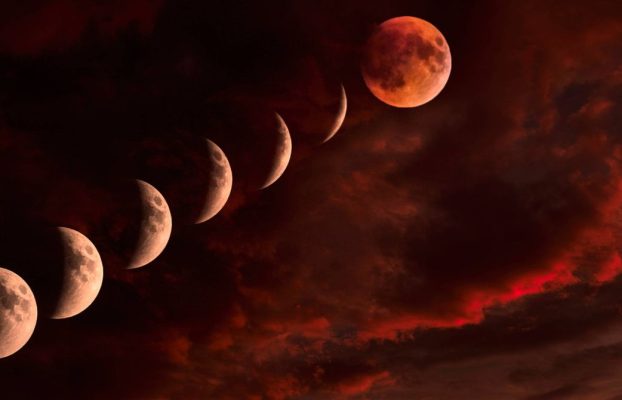 Cómo ver el eclipse lunar total y la luna de sangre este mes