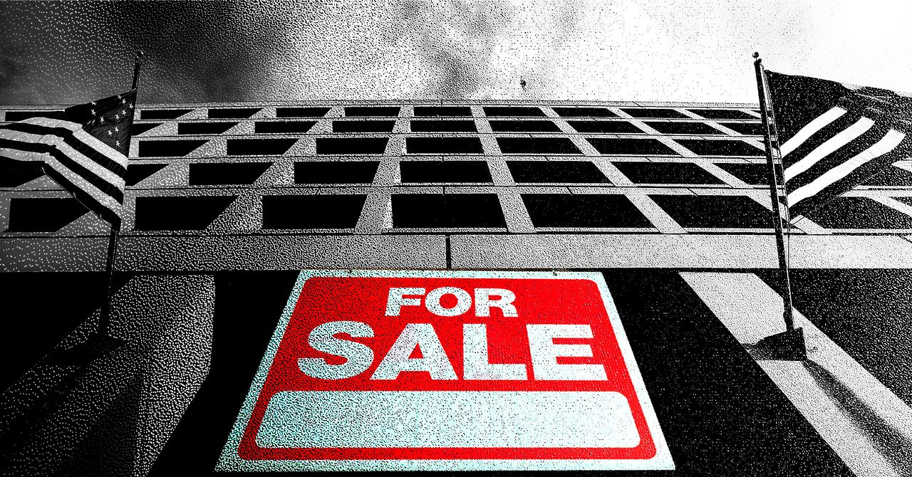 Aquí hay un mapa de las propiedades gubernamentales de venta que GSA extrajo de su sitio web