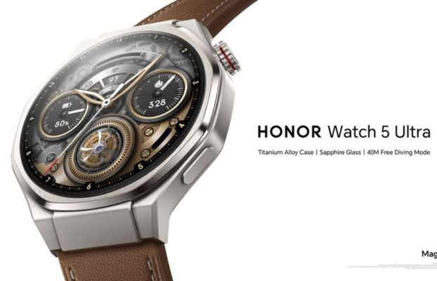 Honor Watch 5 Ultra con seguimiento de ECG presentado en MWC 2025; Honor Pad V9 Disponibilidad expandida