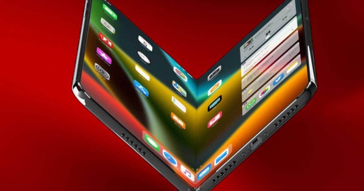 Cómo será la pantalla y la cámara frontal del iPhone Fold