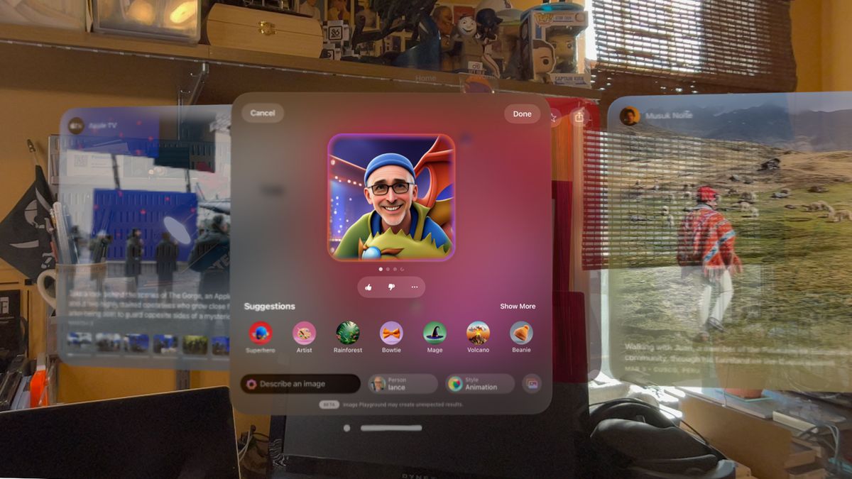 Apple Intelligence llega a Vision Pro con VisionOS 2.4, y funciona como era de esperar