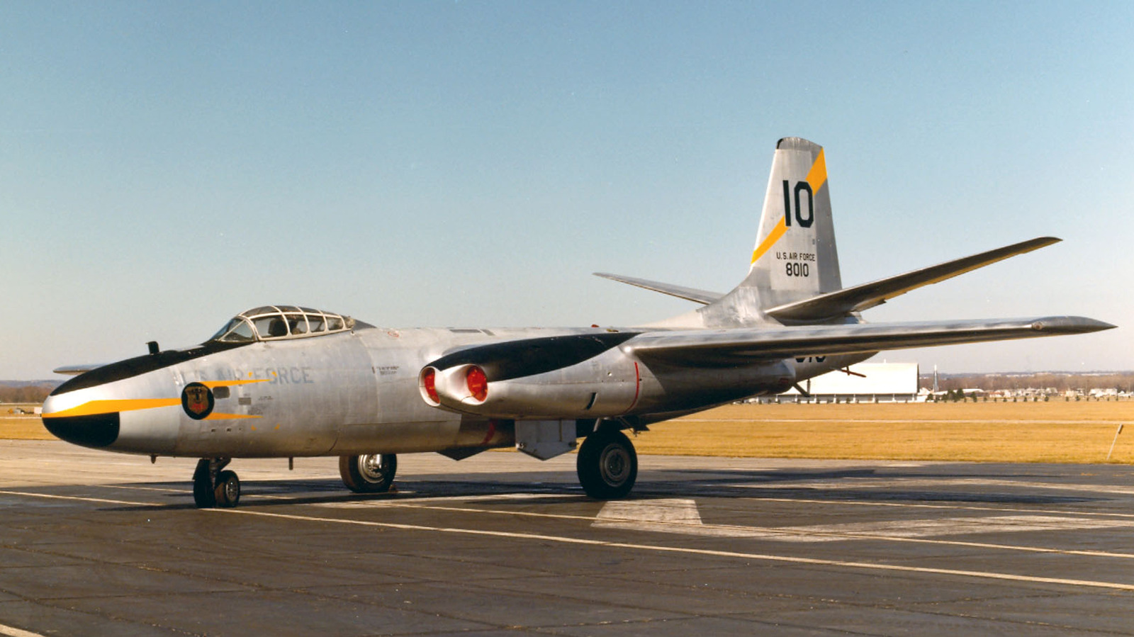 ¿Cuál fue el primer bombardero de jet en la USAF?