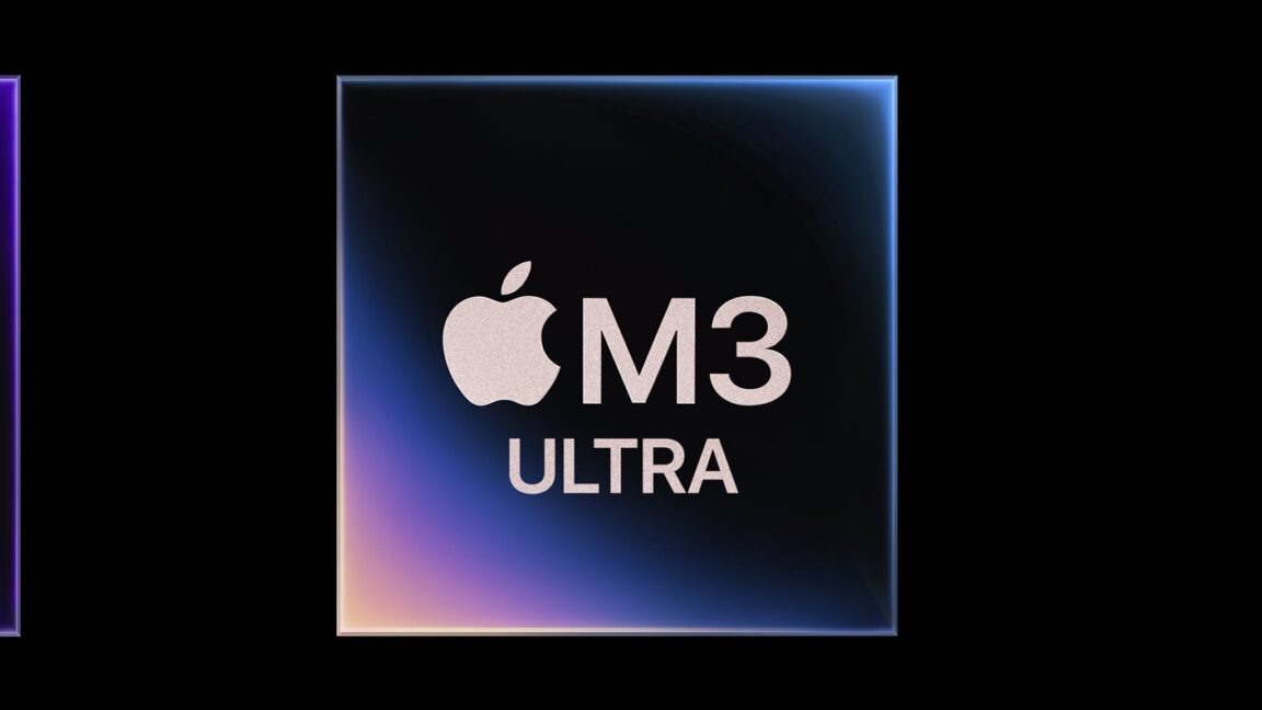Apple anuncia M3 Ultra, y dice que no todas las generaciones verán un chip «Ultra»