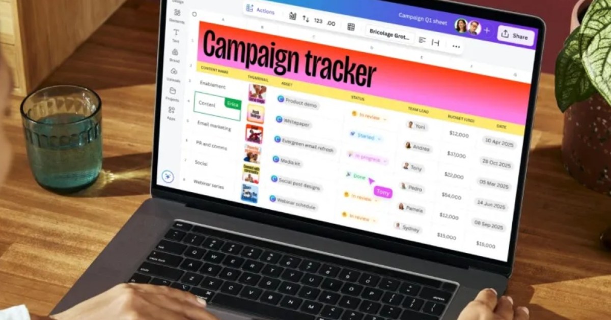 Canva cada vez más completo: ahora estrena funciones de codificación y hojas de cálculo