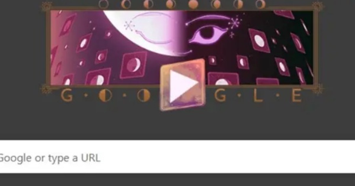 Google le regala a la luna de abril un Doodle que se puede jugar