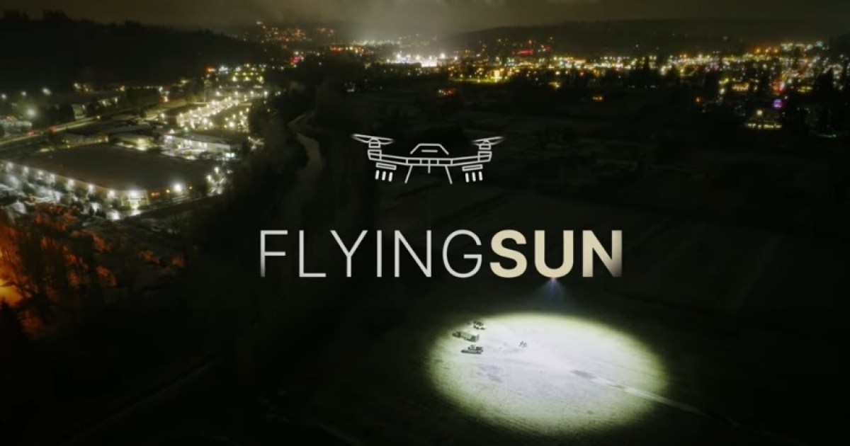 Este dron «sol volador» se despliega rápidamente y podría salvar vidas