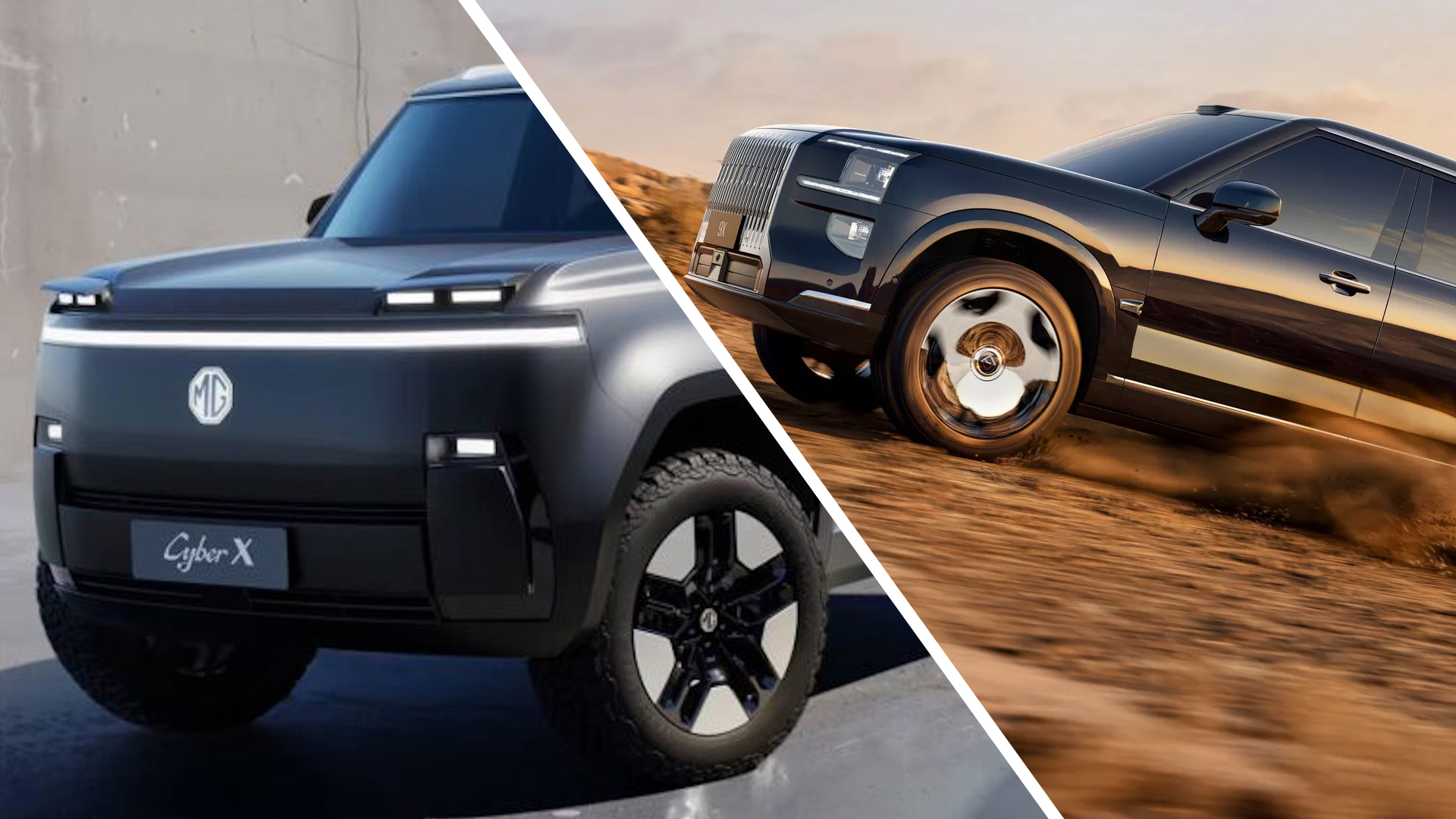 MG y Zeekr nos muestran el futuro de los SUV eléctricos, e incluye el regreso de los faros emergentes
