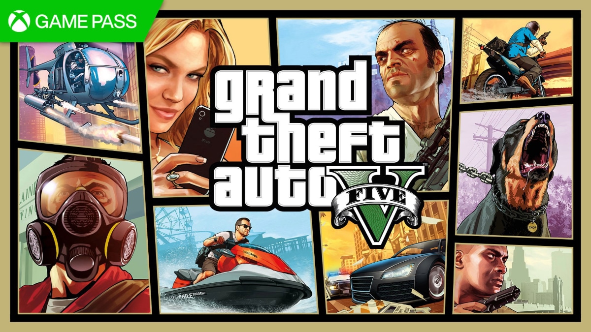 GTA 5 Edición mejorada que viene a PC Game Pass en abril