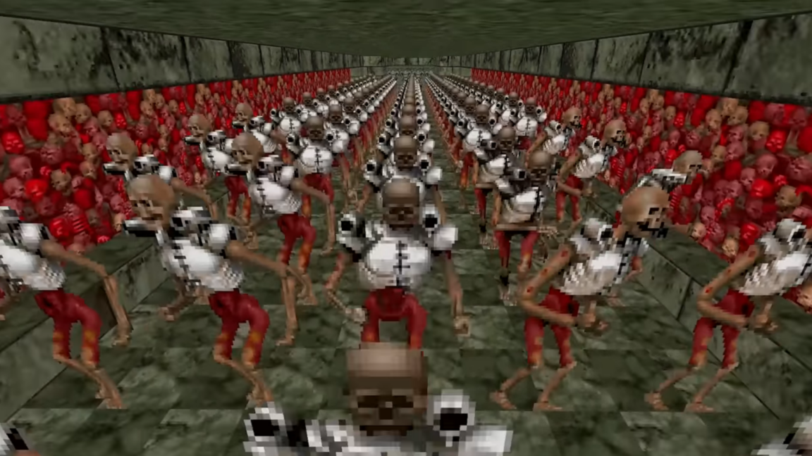 Mapa de desafío Doom 2 de 12 años finalmente golpeado después de seis horas y 23k-demonios Grind