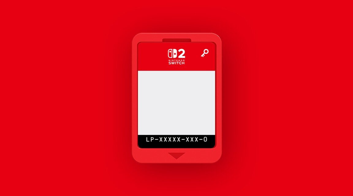 Las cartas de tecla de juego Gameless de Nintendo Switch 2 serán muy comunes