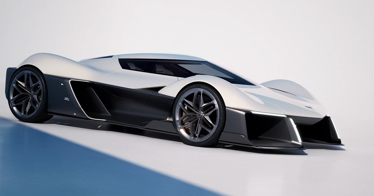 GM presenta un impresionante concepto de hipercares de Corvette con diseño de ventanas divididas