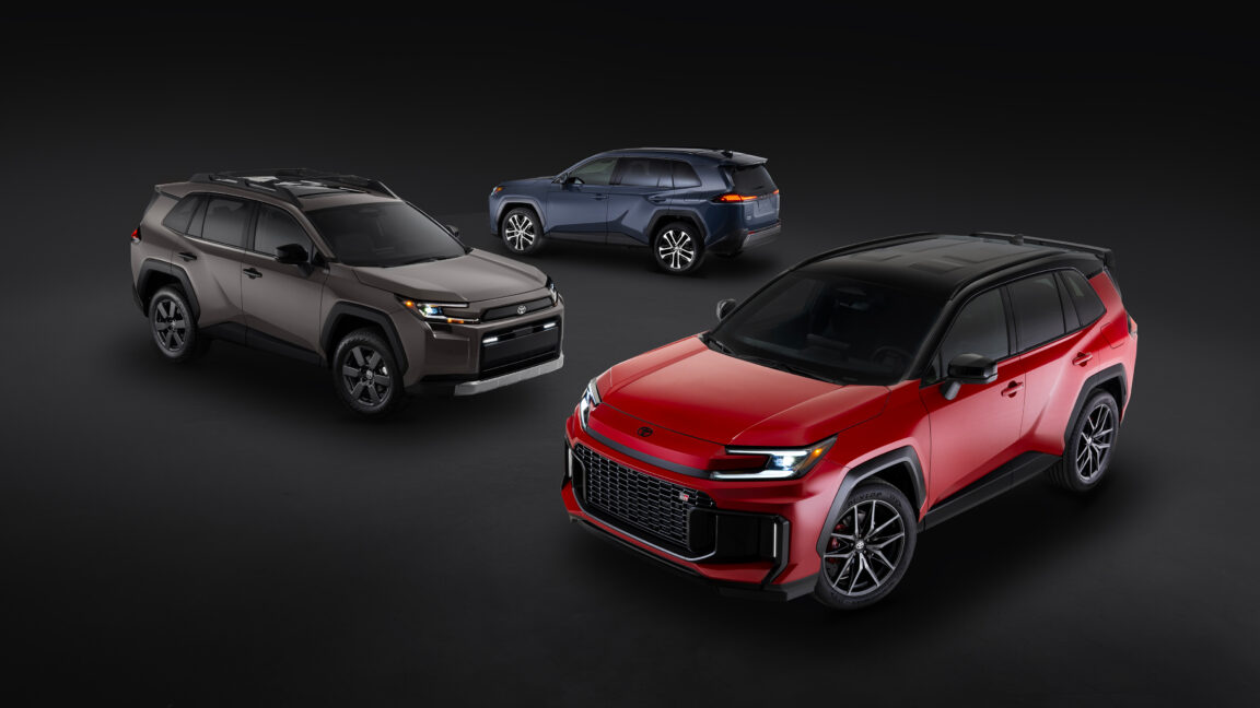 Toyota debuta solo RAV4 solo con trenes de trenes híbridos y PHEV