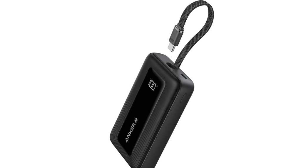 ¡Absurdo! El pequeño banco de energía de Anker con cable USB-C incorporado cuesta solo $ 13