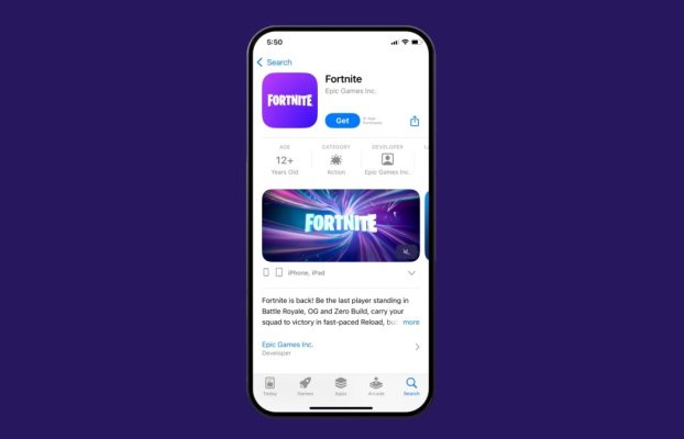 Fortnite regresa a la App Store de EE. UU. Después de una brecha de cinco años