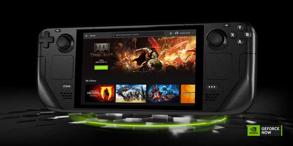 La aplicación Nvidia GeForce ahora transformó mi mazo de vapor. Nunca volveré