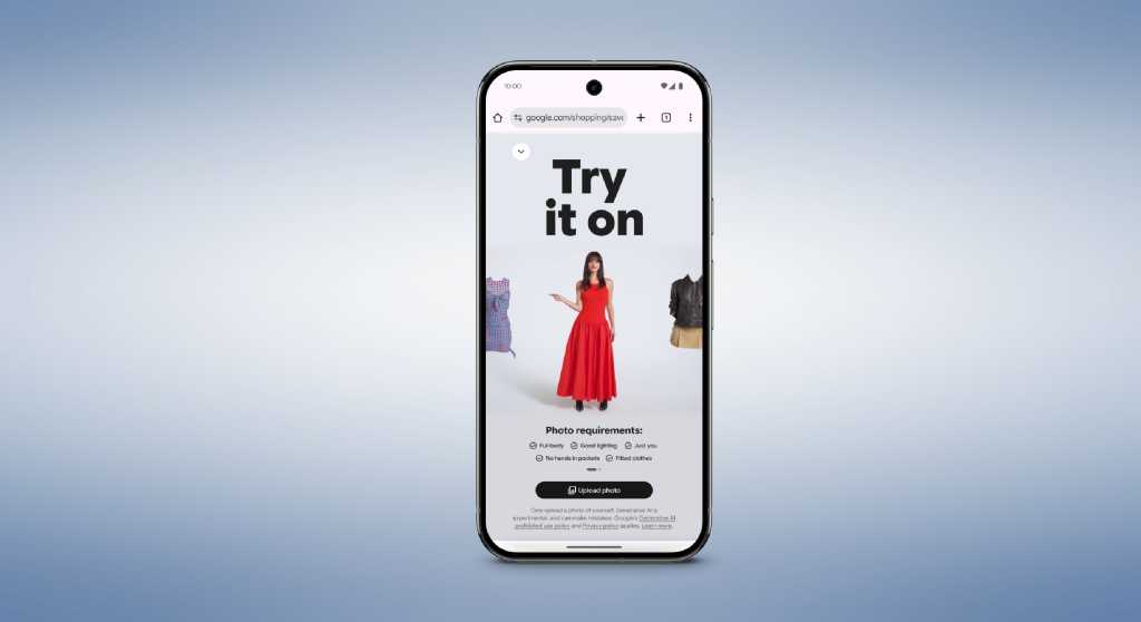 Google está usando AI para permitirle probar la ropa antes de comprar