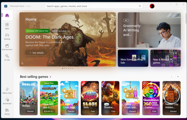 Microsoft Store elimina las tarifas de publicación para aplicaciones de Windows