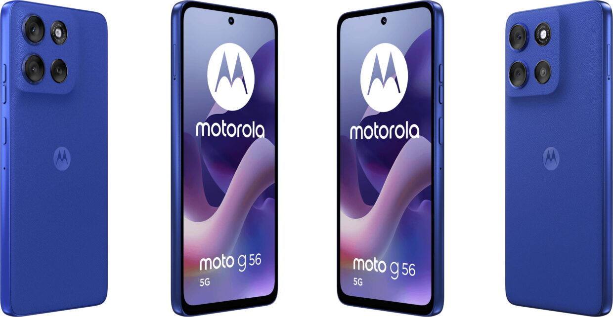 Las imágenes filtradas de Moto G56 revelan el diseño desde todos los ángulos
