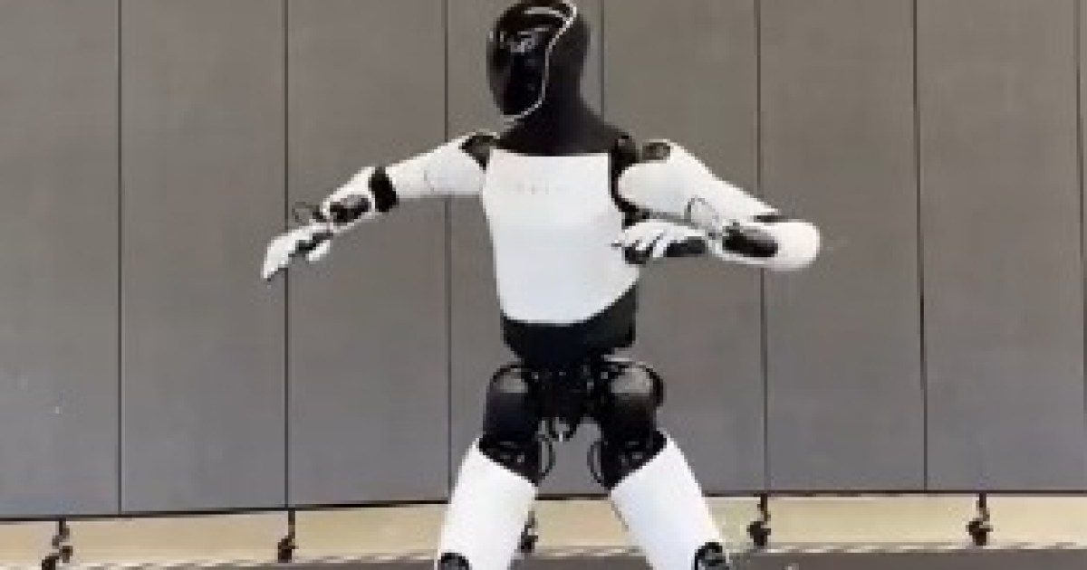El robot humanoide Optimus de Tesla está listo para ir a la discoteca