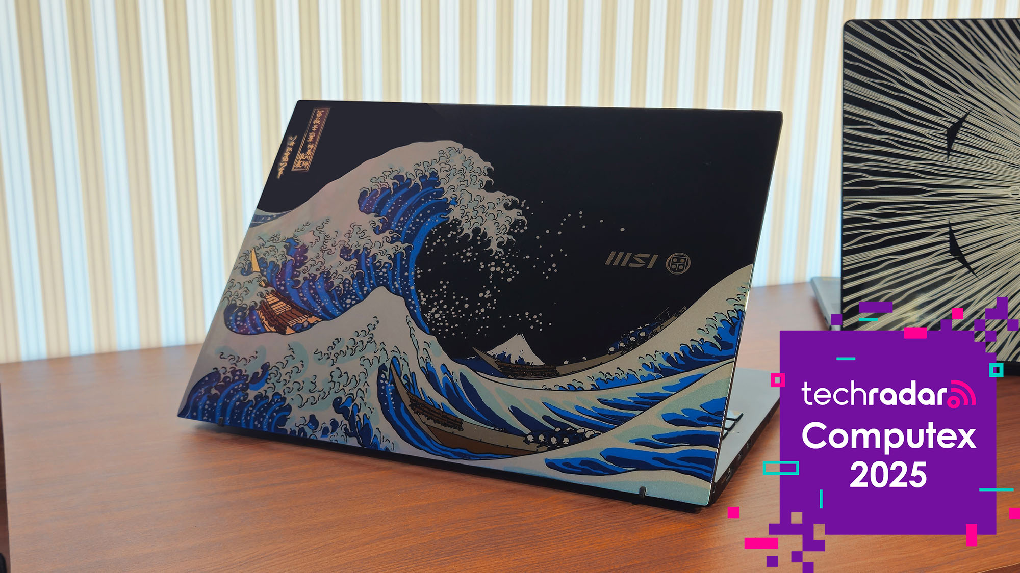 La edición MSI Prestige 13+ Ai Ukiyo-e es una obra de arte, y mi única queja es que tan pocas personas lo verán en persona