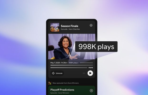 Spotify ahora muestra cuántas veces la gente escuchó episodios de podcasts