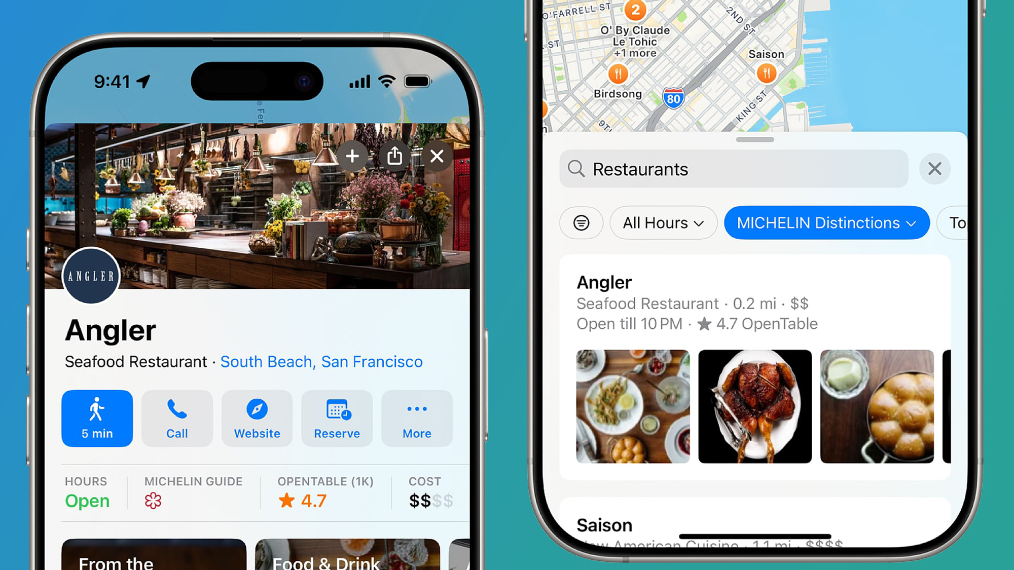 Apple Maps obtiene una sabrosa actualización del restaurante Michelin Star, pero aún carece de un ingrediente importante de Google Maps