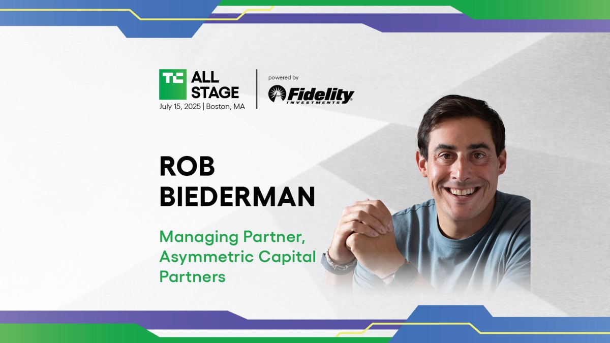 En TechCrunch All Stage 2025, Rob Biederman ayudará a los fundadores a repensar cómo escalar