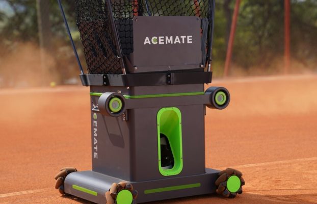 El robot de entrenamiento de tenis acemate mejora las habilidades con el modo AI Rally