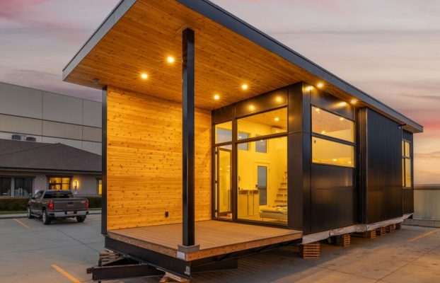 Skyview 400 Tiny House ofrece una amplia vida de estilo de apartamento